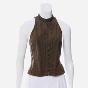 Barbara Bui | Green Sleeveless Top